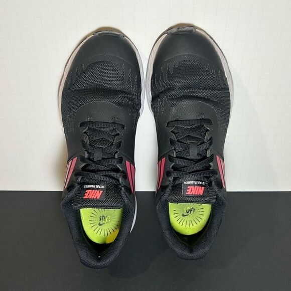 Girls/Womens NIKE Star Runner Black Running Shoes / Size 6.5 Youth - 8 Womens - Picture 5 of 9
